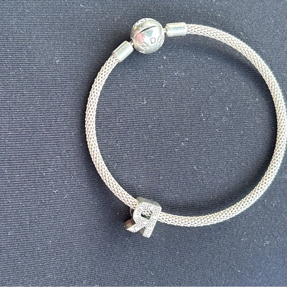 Pandora Sterling Bracelet with Pandora Sterling Charm & Pandora Box. FIRM - Picture 4 of 5